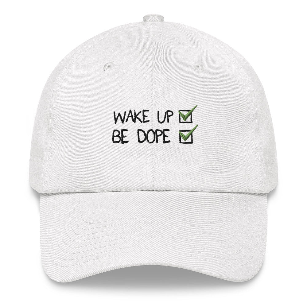 Wake Up Be Dope Dad hat